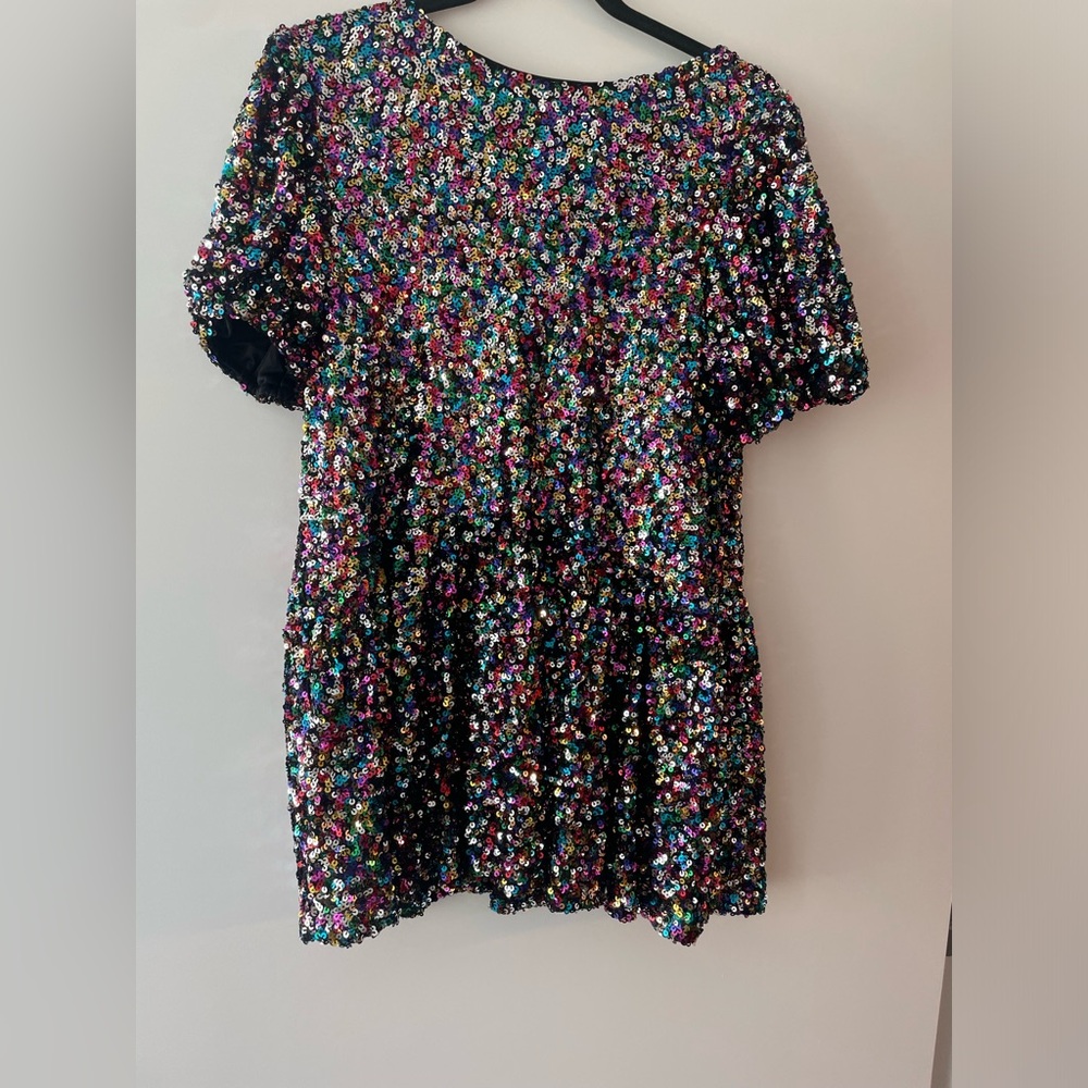 DRESSED IN LALA NWT SEQUIN MINI DRESS
